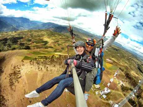 Parapente en el Valle Sagrado
